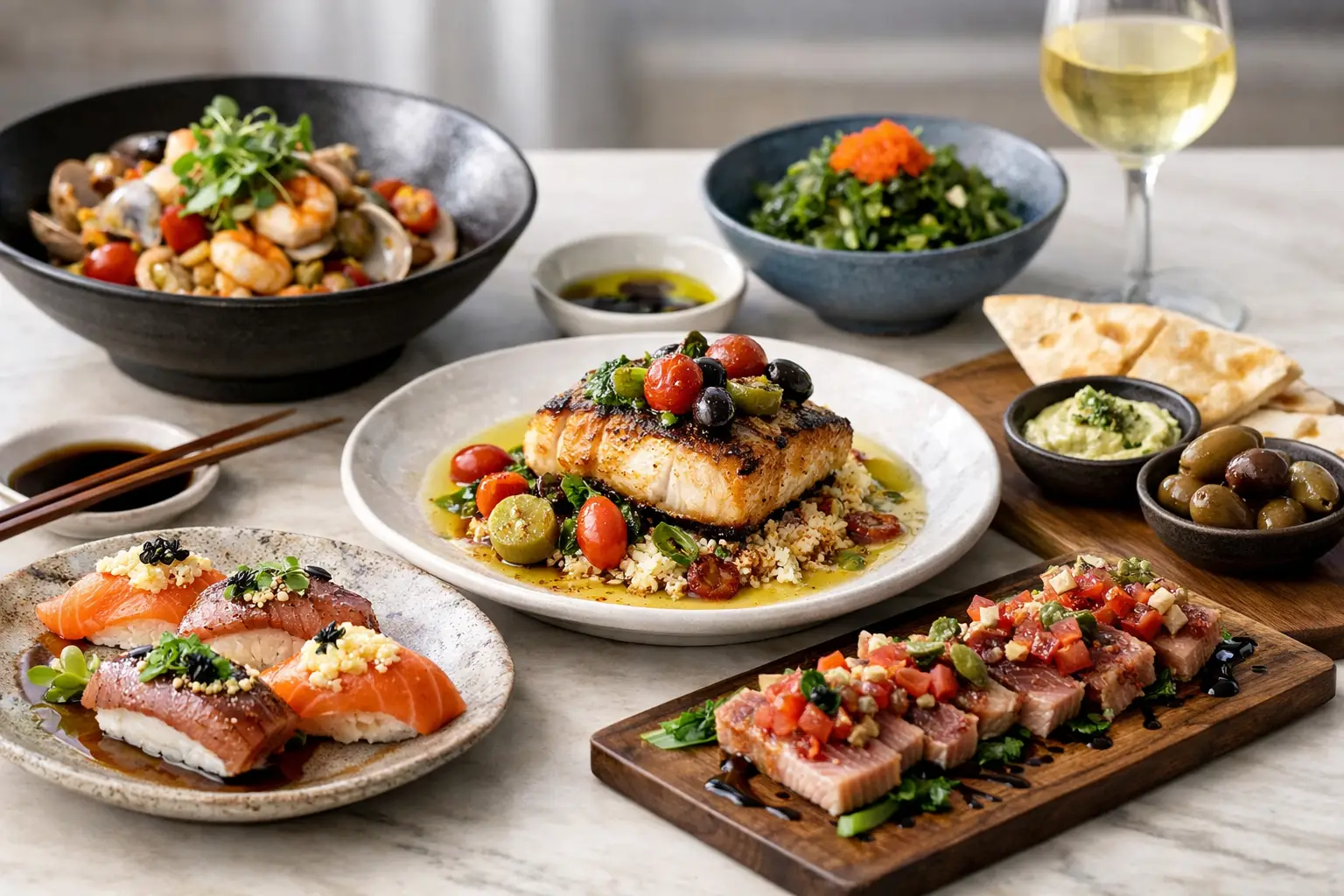 A Japanese Mediterranean Fusion Menu to Crave