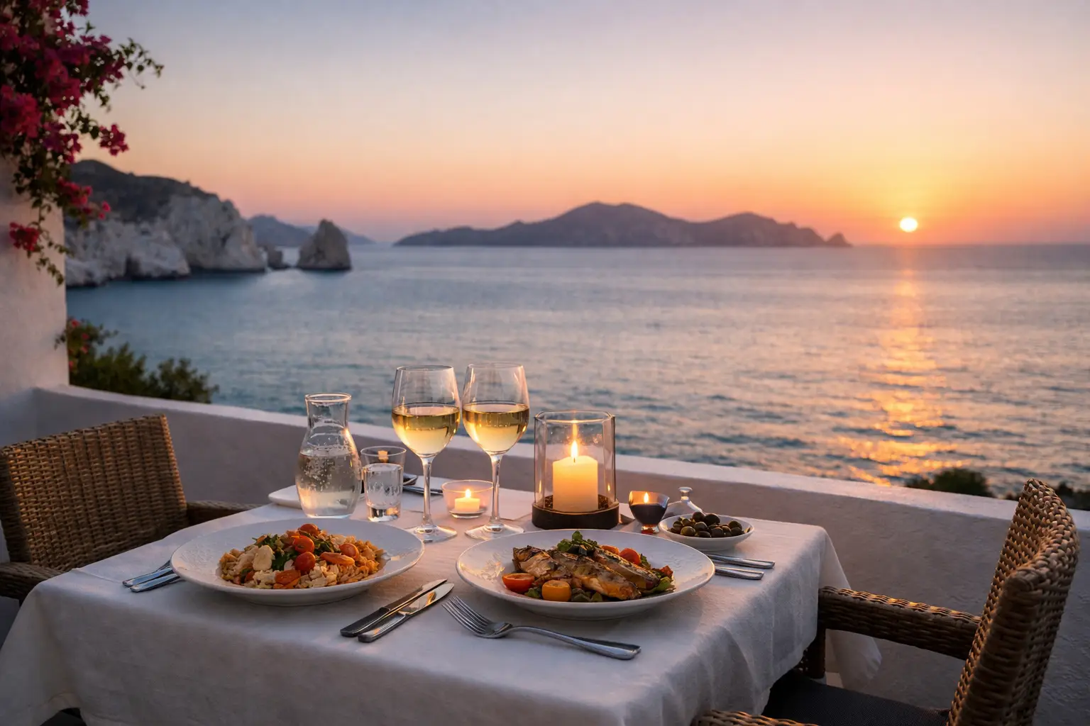 Best Romantic Restaurant in Milos