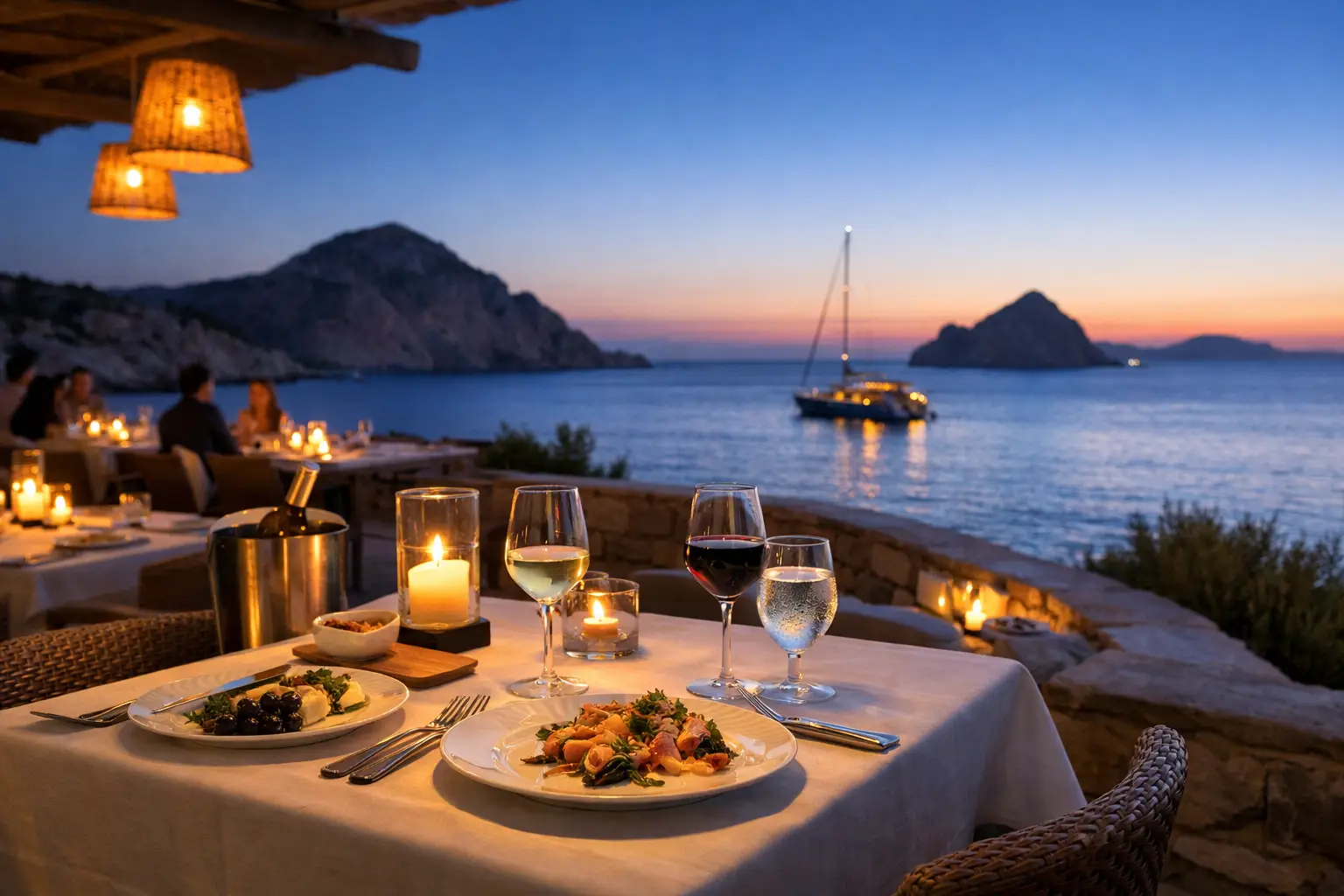 Fine Dining Milos for Stylish Seaside Nights
