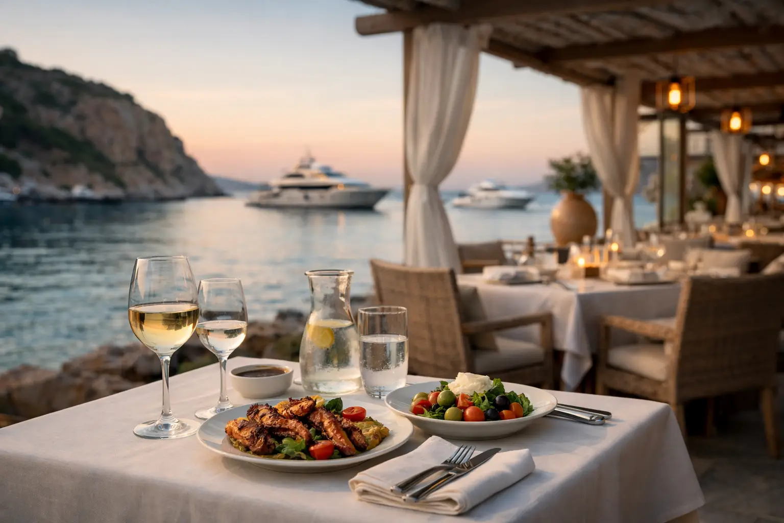 Luxury Restaurant Milos for Seaside Dining