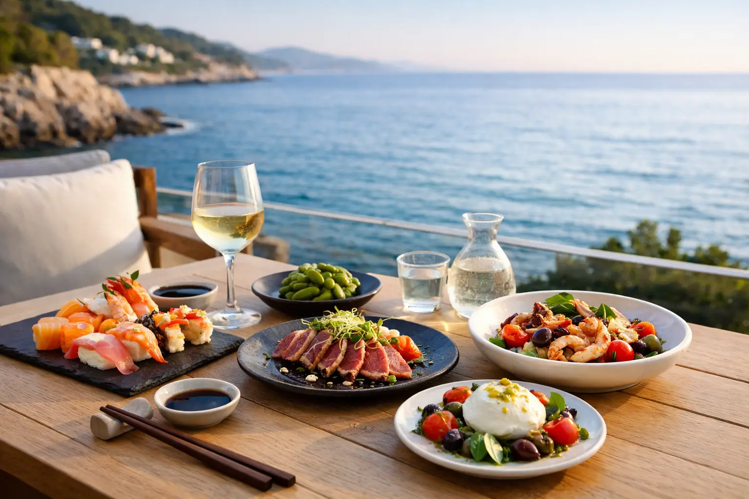 Japanese Mediterranean Dining by the Sea